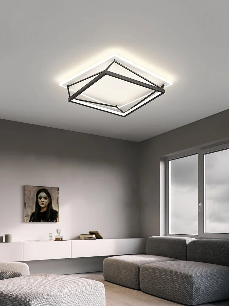 Decorbites™ Geometrische LED-Deckenleuchte_Nordisches minimalistisches Design für modernes Schlafzimmer
