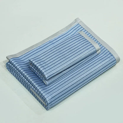 Decorbites™ Eis Seidenkühlmatte Gestreiftes Bettüberzug Hautfreundliches Pad