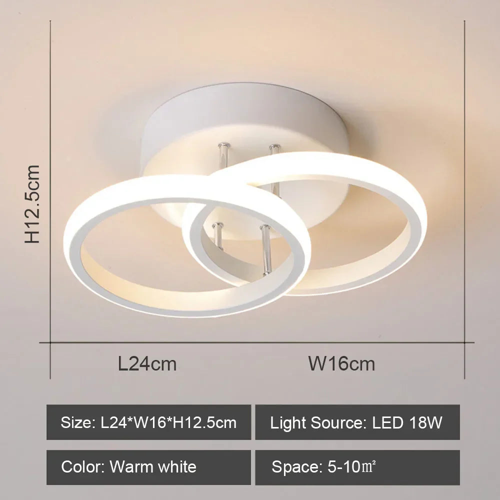 Decorbites™ LED-Deckenleuchte für modernes Wohnzimmer- und Schlafzimmerbeleuchtung