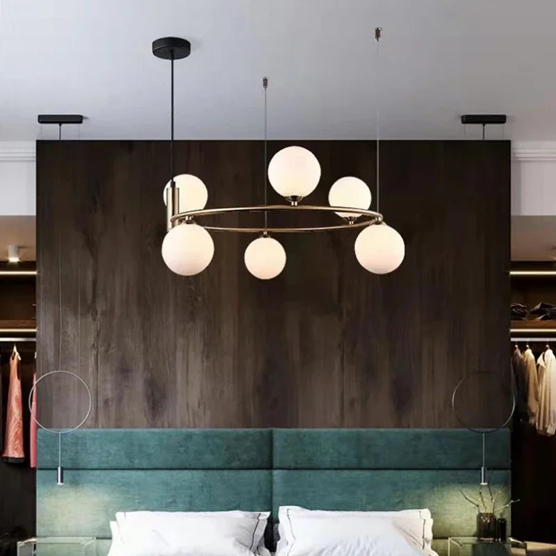 Decorbites™ Glasleuchter G9 Hängeleuchte für Wohnzimmer- und Schlafzimmerdekoration