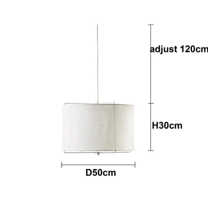 Decorbites™ Leinenstoff-Lüster: Japanischer Retro-Handarbeitskunst-Lampe für Restaurant, Schlafzimmer, Theke