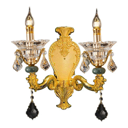 Decorbites™ Luxus-Kristall-Lüster: Elegante Kupfer Wohnzimmer Esszimmer Kerzenleuchte