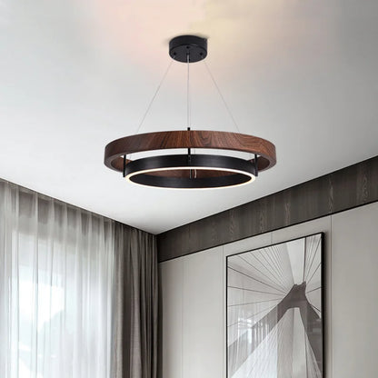 Decorbites™ Doppelt kreisförmige LED-Kronleuchter für Esszimmer, Schlafzimmer, Wohnzimmer – Moderner nordischer Stil