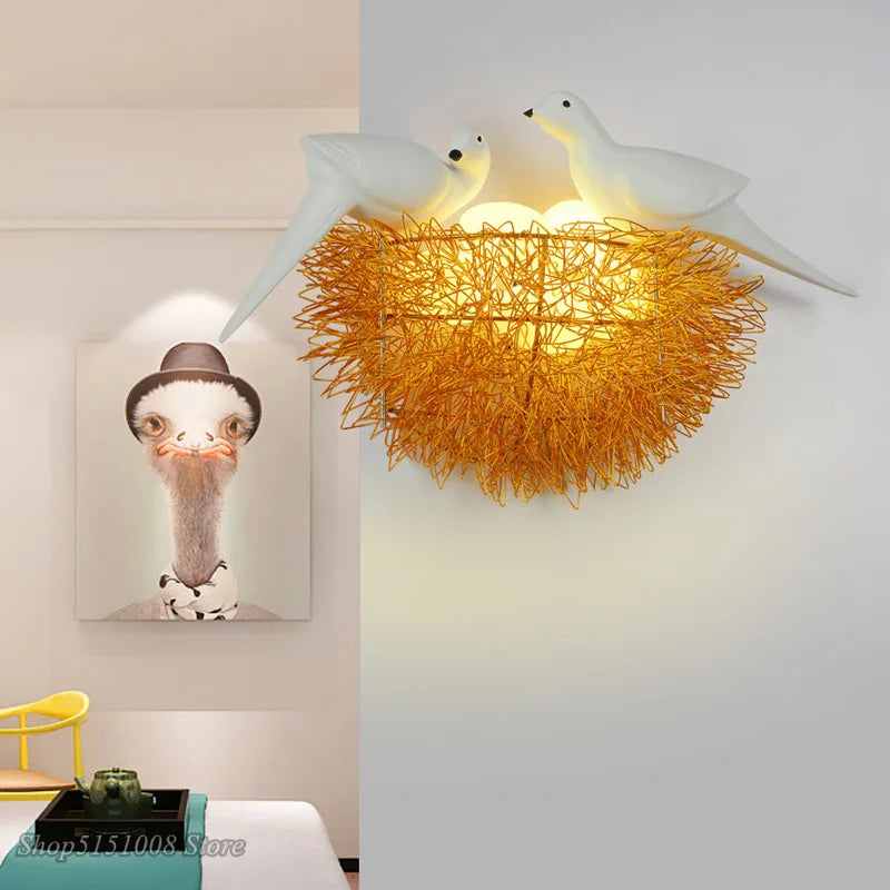 Gold Nest LED Wall Sconce