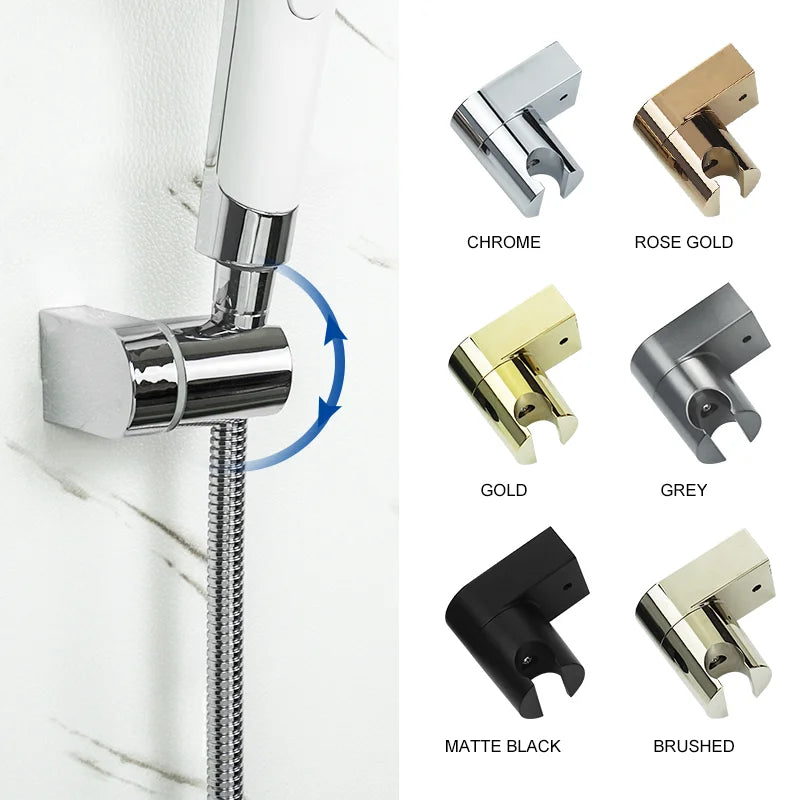 Gold Rotatable Shower Bracket