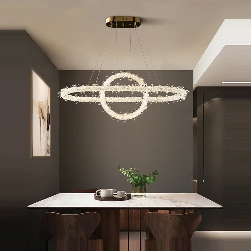 Decorbites™ Kristallblumen-LED-Hängeleuchte für Wohn- und Esszimmer