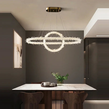 Decorbites™ Kristallblumen-LED-Hängeleuchte für Wohn- und Esszimmer