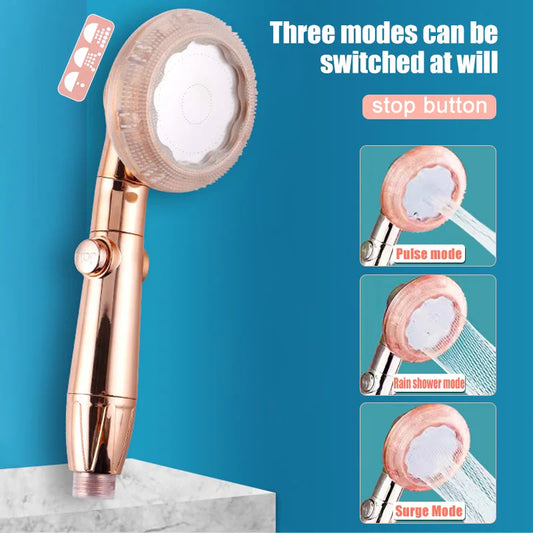 Decorbites™ Hochdruck-Duschkopf mit 3 Funktionen für magische Massage und Wassersparfunktion