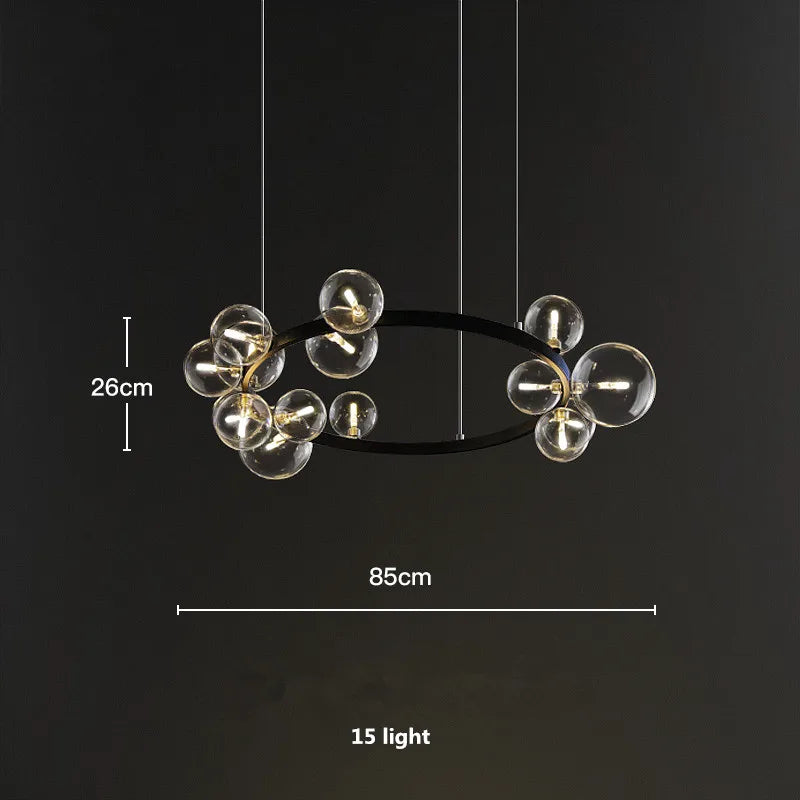 Decorbites™ Glasballen-G9-LED-Kronleuchter: Modernes minimalistisches nordisches Design