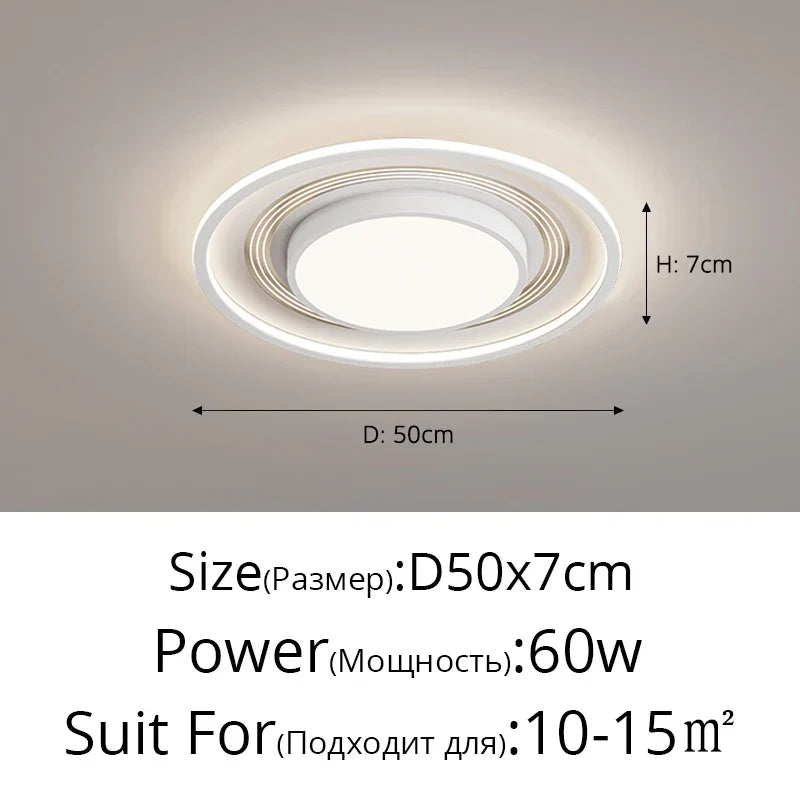 Decorbites™ LED-Deckenleuchte mit Fernbedienung für Dimmen für modernes nordisches Heimdekoration