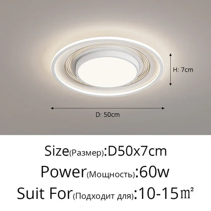 Decorbites™ LED-Deckenleuchte mit Fernbedienung für Dimmen für modernes nordisches Heimdekoration