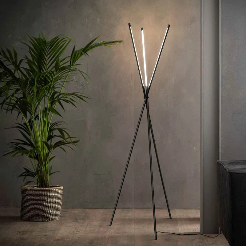 Decorbites™ Knox Stativ Stehlampe: Nordisches Design für Zuhause, Schlafzimmer, Wohnzimmer & Salon