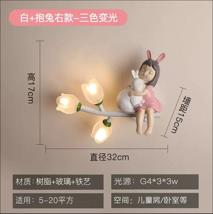 Decorbites™ LED-Wandleuchte für Kinderzimmer – Cartoon-Beleuchtung für die Kinderstube