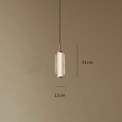 Decorbites™ Glas-Treppenhaus-Pendantleuchte: Amerikanisch-retro-minimalistisches Restaurant-Foyer-Kunstleuchte