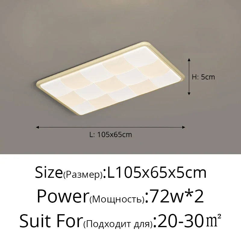 DecorBites™ Cream Style LED Ceiling Lights - Modern Living Room Indoor Lighting
