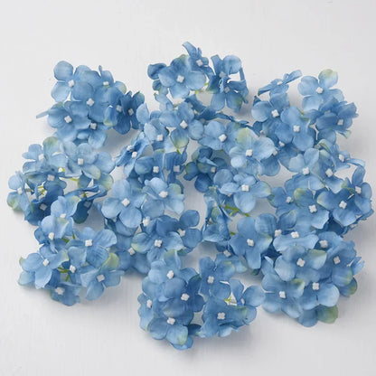 Decorbites™ Hortensienblüten: 30 Stk. 8 cm künstliche Blumen für Heimdekoration, Hochzeit, DIY-Kränze