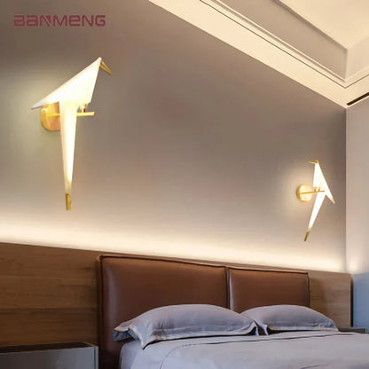 Decorbites™ Little Bird LED-Wandleuchte: Moderne Lichtluxus-Armatur für Schlafzimmer, Wohnzimmer.