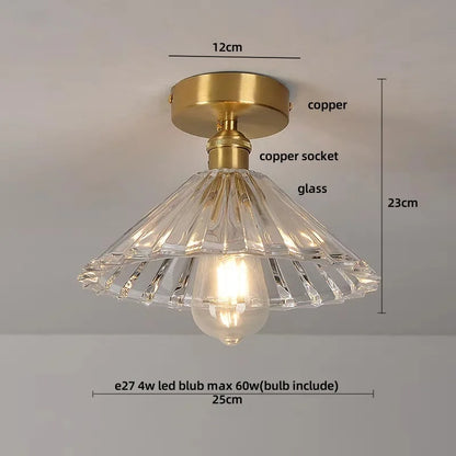 Decorbites™ Kristallglas Luxus-LED-Deckenleuchte für Flur, Schlafzimmer, Korridor und Innenraumdekoration