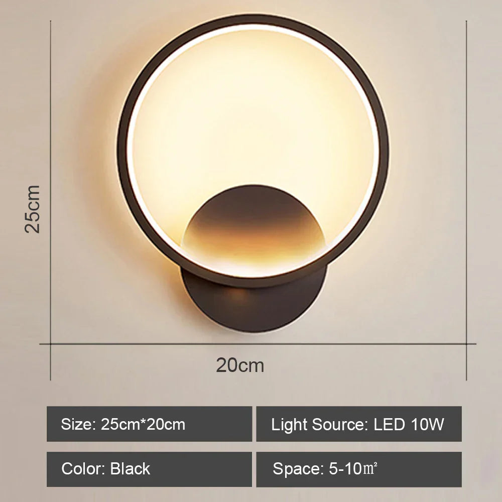Decorbites™ LED-Acrylic-Wandlampenschirm für Schlafzimmer Wohnzimmer Heimdekoration