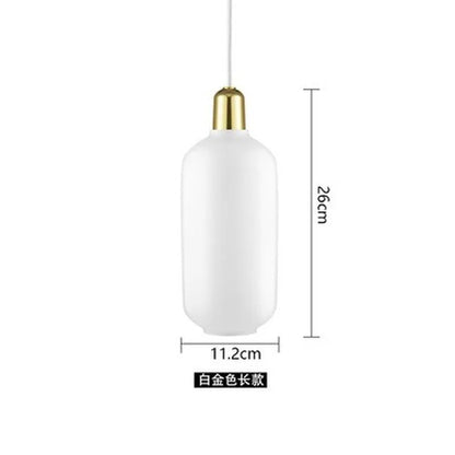 Decorbites™ Industrielle Buntglas-Hängeleuchte LED Pendellampe für Ess- und Wohnzimmer