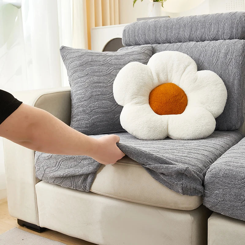 Decorbites™ Jacquard-Sofasitzbezug Möbel-Schutz Überzug dehnbar waschbar Schoner