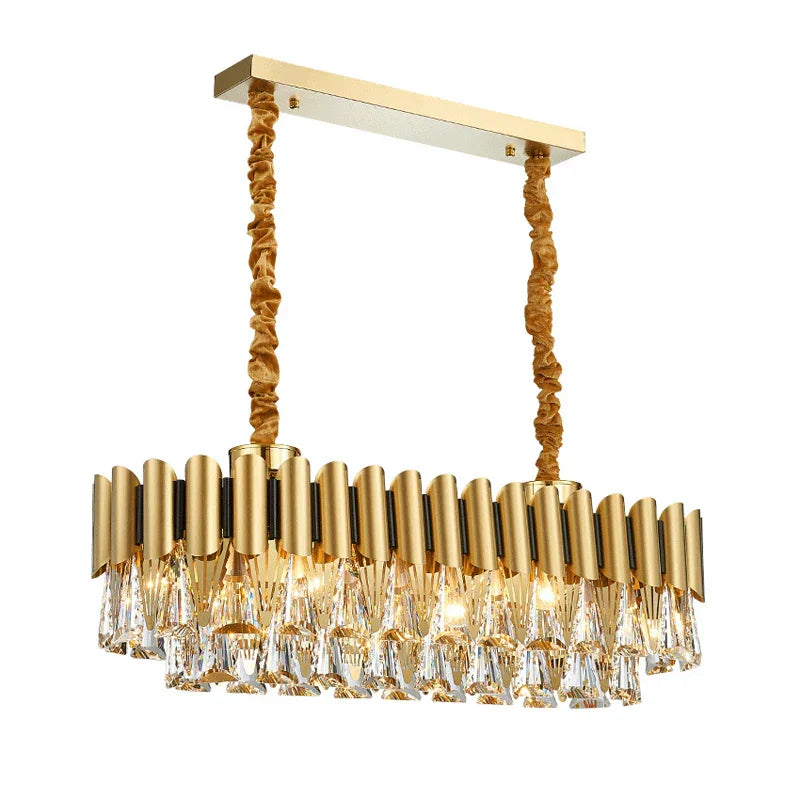 Decorbites™ Gold Kristall-Lüster LED Nordisch Klassisch Wohnzimmer Lamparas
