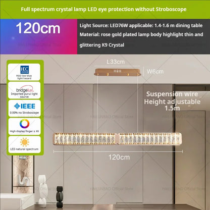 Decorbites™ Leichtes Luxus-Kristall-Lüster für elegante Wohn- und Essensatmosphäre