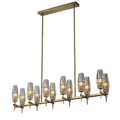 DecorBites™ Crystal Bronze Pendant Lamp for Dining Room LED Dimmable Lighting