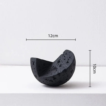 DecorBites™ Geometric Square Sculpture Stack Figurine Home Decoration Accessory