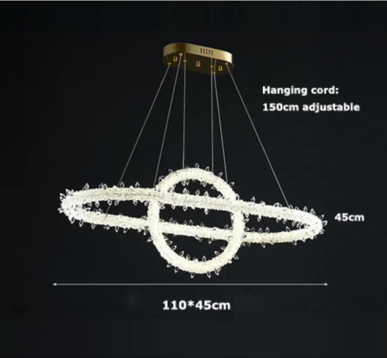 Decorbites™ Kristallblumen-LED-Hängeleuchte für Wohn- und Esszimmer