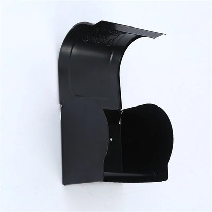 Decorbites™ Schwarzer Geätzter Aluminium-Bad-Toilettenpapierhalter Toilettenpapierrollenhalter
