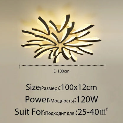 DecorBites™ LED Ceiling Chandelier with Remote Control for Home Décor