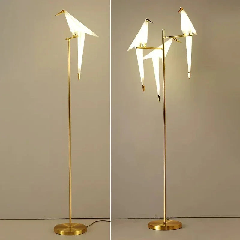 Decorbites™ LED-Vogellampe für Boden, für Wohnzimmer & Schlafzimmer