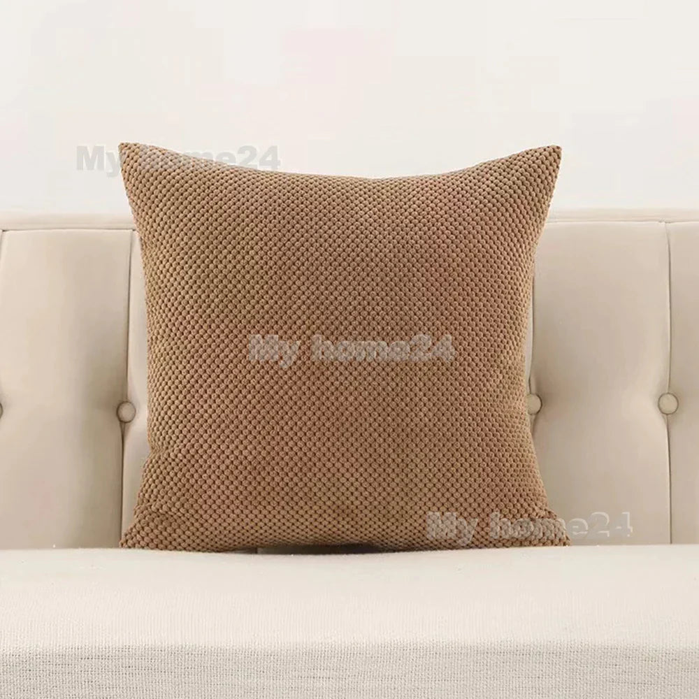 Decorbites™ Kordflanell Maiskernen Kissenbezug in Einheitsfarbe für die Dekoration des Wohnzimmer-Sofas zu Hause