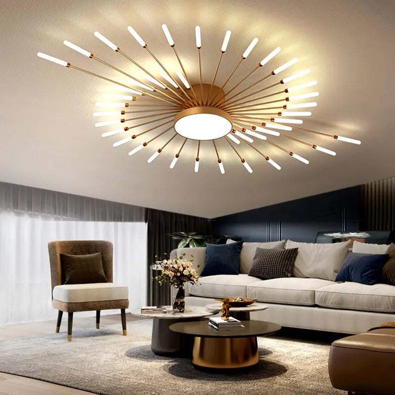 Decorbites™ LED-Feuerwerk-Anhängerlampen – Moderne Kronleuchterbeleuchtung für Wohnzimmer und Schlafzimmer
