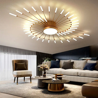 Decorbites™ LED-Feuerwerk-Anhängerlampen – Moderne Kronleuchterbeleuchtung für Wohnzimmer und Schlafzimmer