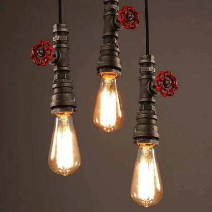 Decorbites™ Industrielle Rohr-Leuchterlampe für Heimdekoration und Esszimmer