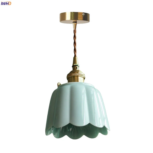 Decorbites™ Lotusblume Keramik LED-Pendantschirm für die Heimdekoration