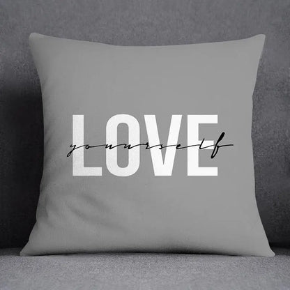 DecorBites™ Geometric Floral Print Lumbar Pillow Case 45X45cm Sofa Cushion Cover