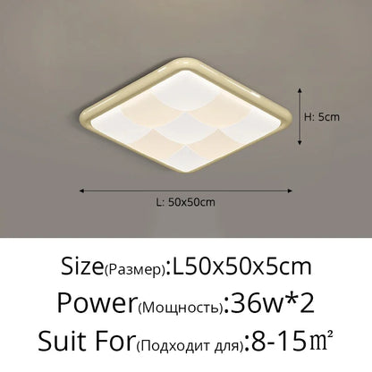 DecorBites™ Cream Style LED Ceiling Lights - Modern Living Room Indoor Lighting