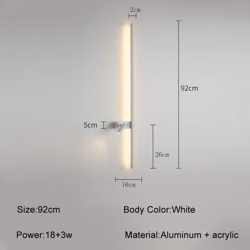 Decorbites™ LED Wandlampe: Moderner nordischer Stil Wohnzimmer Sofa Hintergrundleuchte