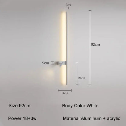Decorbites™ LED Wandlampe: Moderner nordischer Stil Wohnzimmer Sofa Hintergrundleuchte