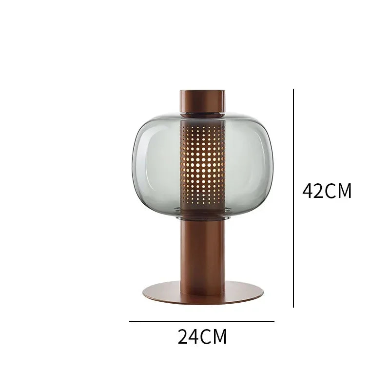 Decorbites™ Glas-Tischleuchte Modernes Design für Wohnzimmer und Schlafzimmer