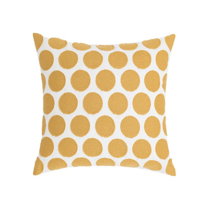 Decorbites™ Daisy Gelb Blumen Geometrisches Kissenbezug - Weiches Gemütliches Stickerei für das Wohnzimmer