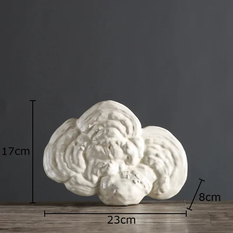 Decorbites™ Ganoderma Lucidum Skulptur Schreibtisch-Dekoration, modernes Raum-Dekor & Handwerkskunst