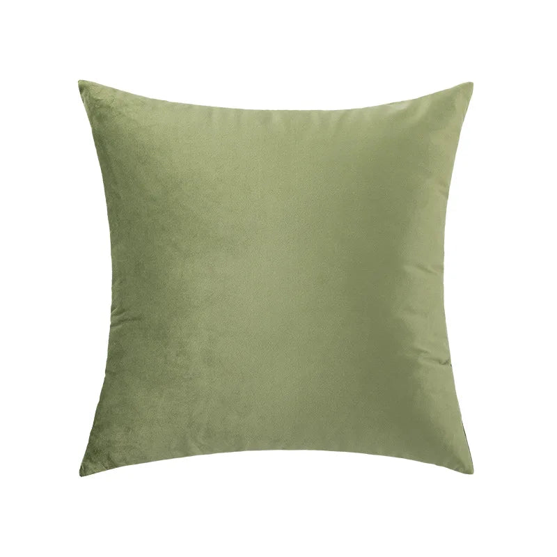 DecorBites™ Green Velvet Pillow Case 45X45CM – Luxury Nordic Home Decor