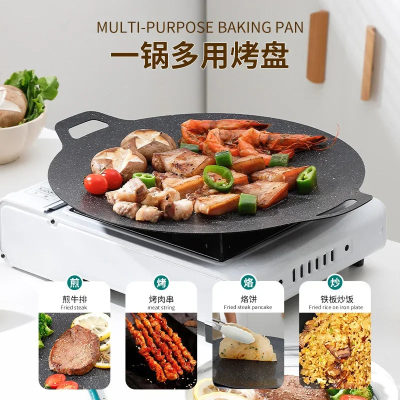 Decorbites™ Koreanischer Stil Octagon BBQ-Platte Antihaft-Grilltopf Bratpfanne Küchenzubehör