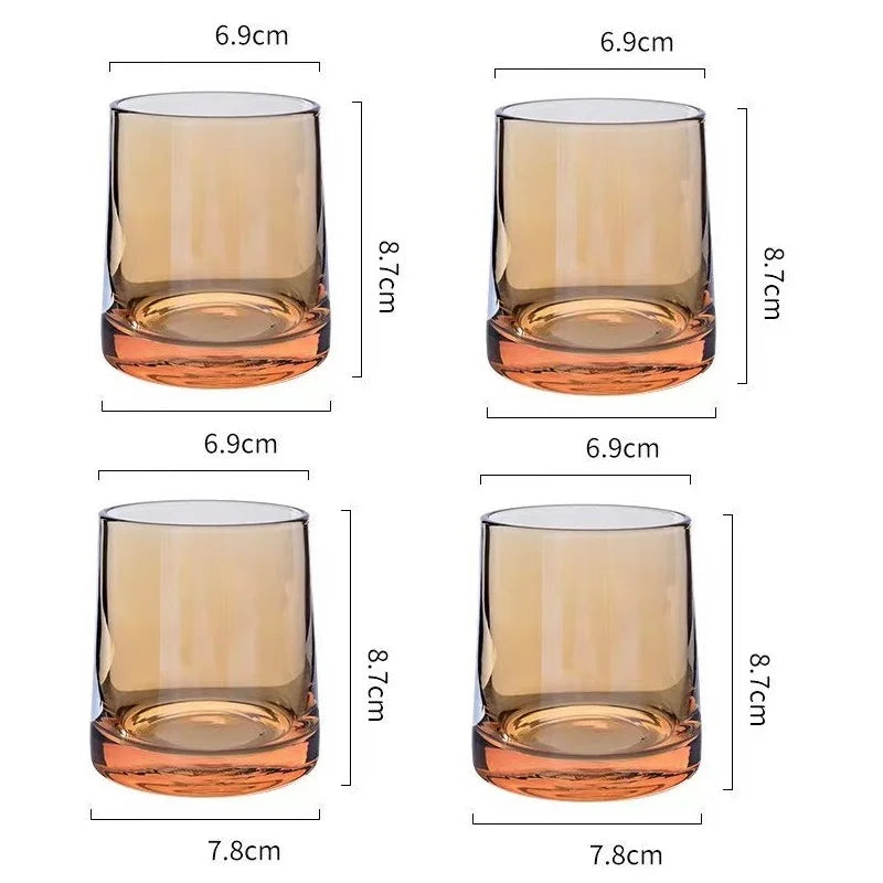 DecorBites™ Gray Amber Glass Water Pitcher with Handle, Heat Resistant Tea Pot & Juice Jug