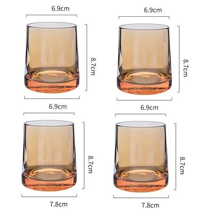 DecorBites™ Gray Amber Glass Water Pitcher with Handle, Heat Resistant Tea Pot & Juice Jug