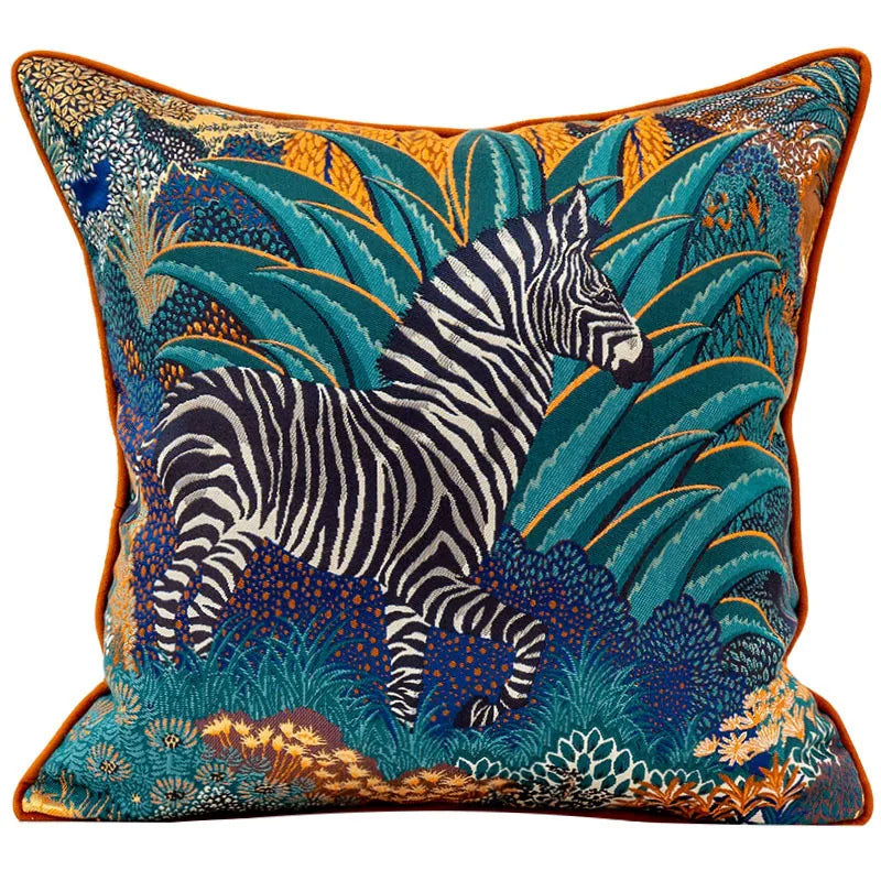 Decorbites™ Jacquard-Sofakissenbezug-Set, gemischtes Farben gewebter Stoff-Kissenbezug, dekorative Kissenbezüge